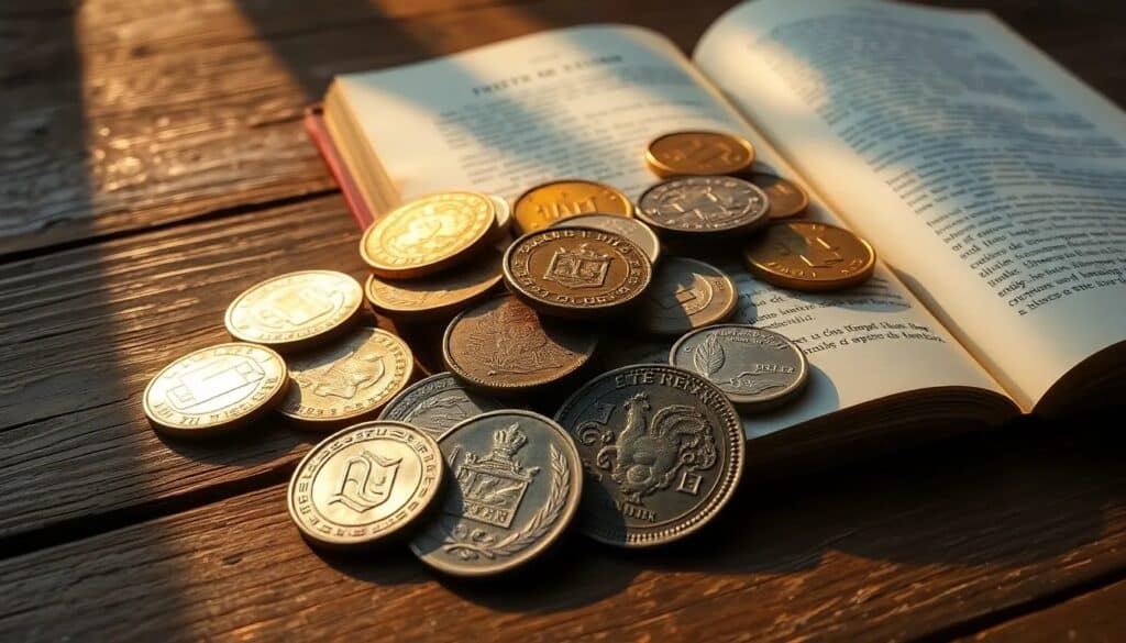 Significado de soñar con monedas antiguas