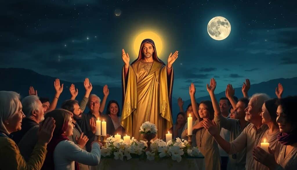 Significado de soñar con un santo