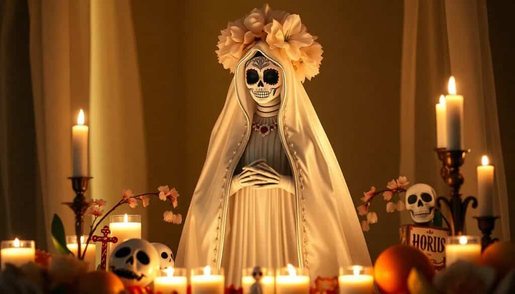 Soñar con la santa muerte blanca: significado y simbolismo