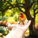 Soñar con pájaro en la mano: significado y revelaciones