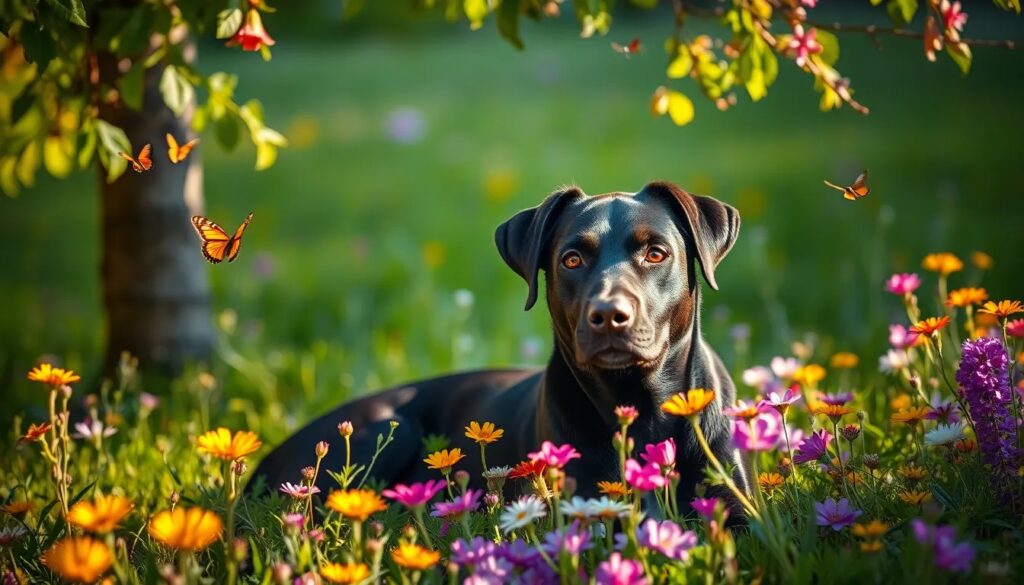 Soñar con perro negro tranquilo: significado y reflexiones