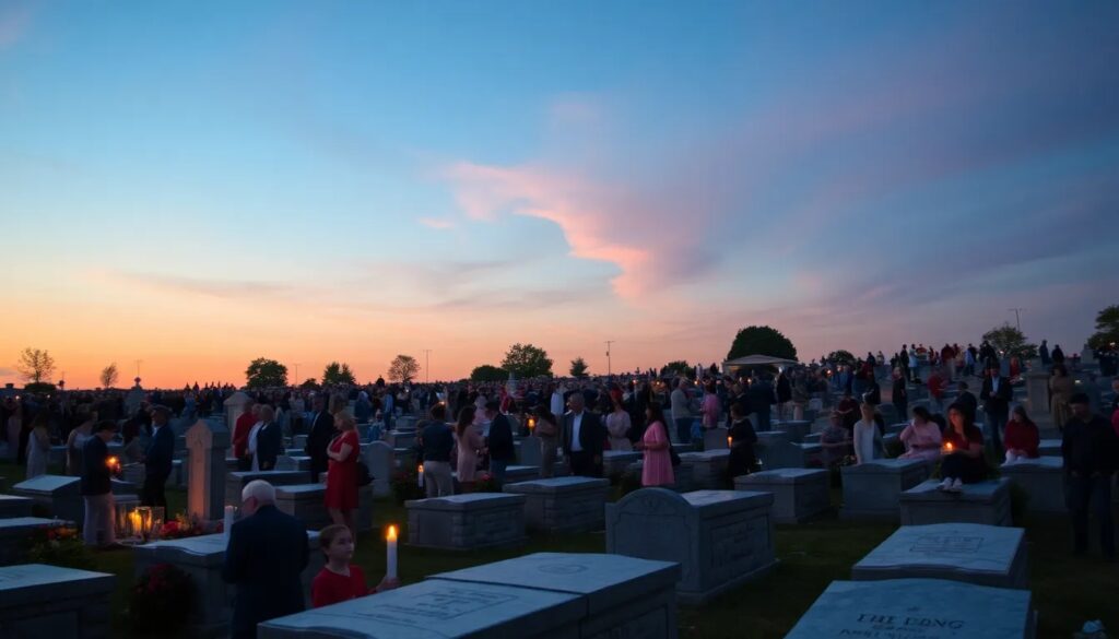 Soñar en un cementerio con mucha gente: significado e interpretaciones